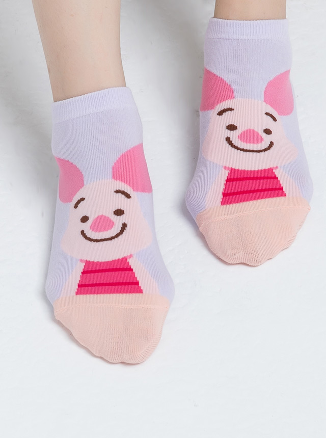 小豬微笑系列直版襪-19