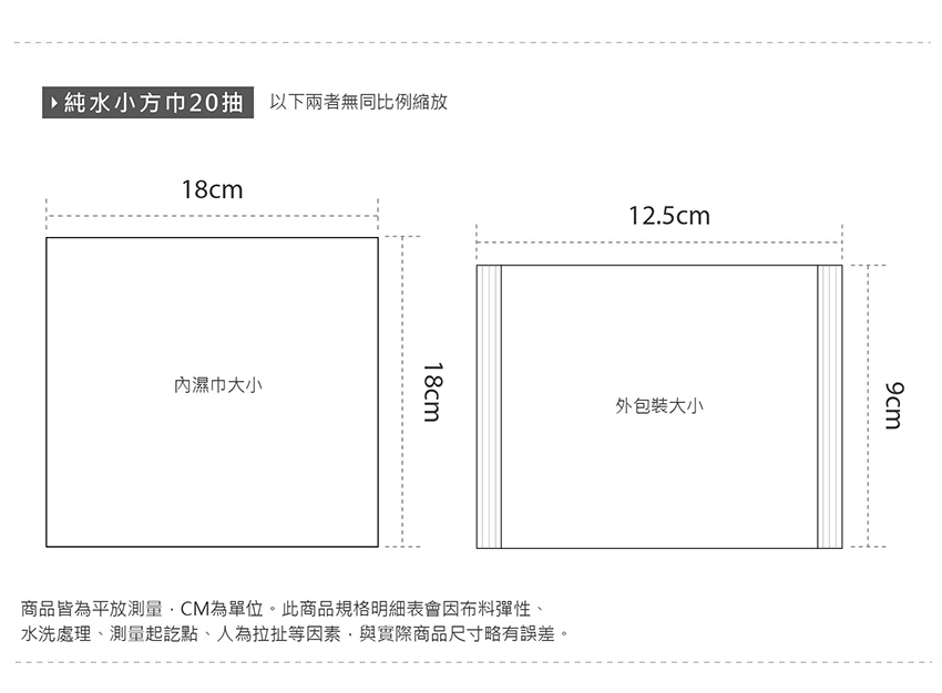三麗鷗濕式純水小方巾20抽